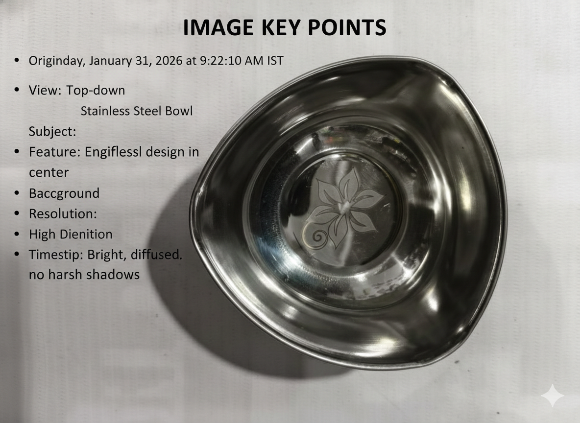 Stainless Steel Pouring Bowl with Spout