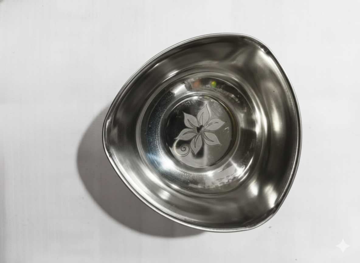 Stainless Steel Pouring Bowl with Spout