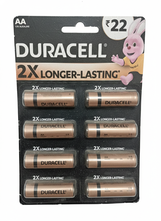 Duracell AA Alkaline Batteries 1 Pack | 2X Longer Lasting Double A Battery