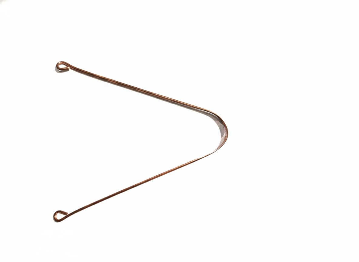 Copper Tongue Cleaner for Adults – Ayurvedic Tongue Scraper for Fresh Breath