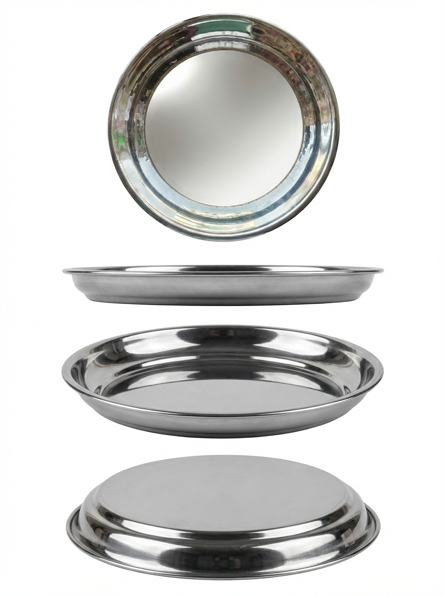 32 Inch Round Chrome Frame Ring | Decorative Mirror Frame | Premium Stainless Steel Circular Frame
