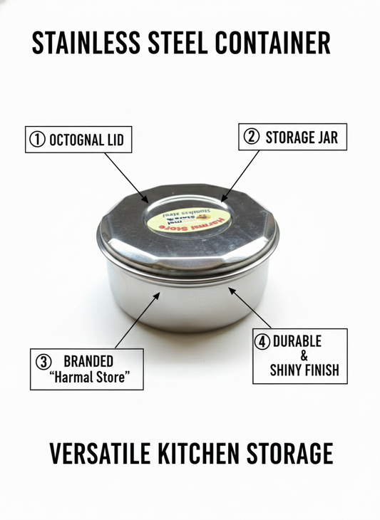 Food-Grade Steel, Durable & Rust-Proof | Ideal for Kitchen Storage, Snacks & Leftovers