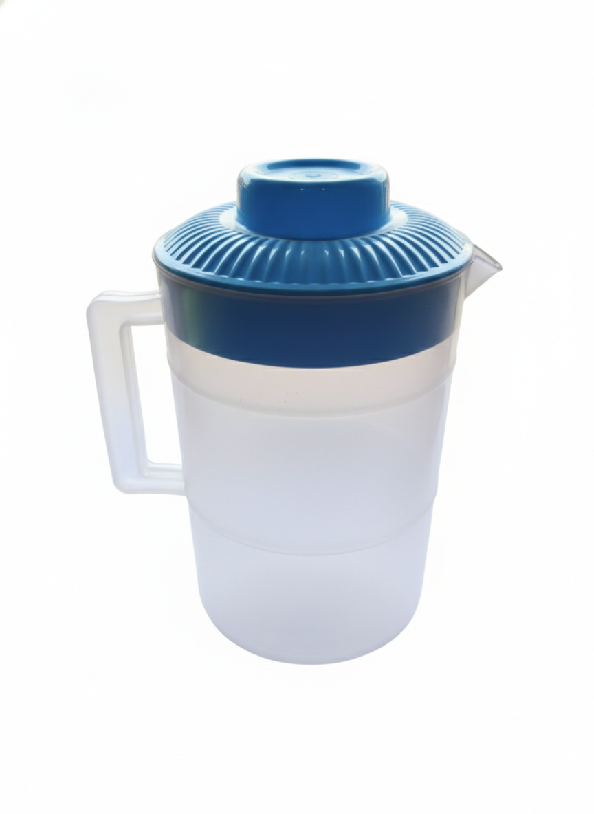 Plastic Water Jug with Lid & Handle,