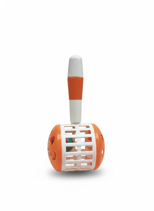 Baby Rattle Toy with Handle | Infant Sensory Rattle for Newborn & Toddlers