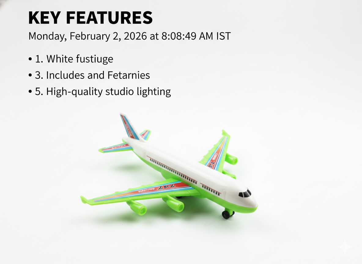 Toy Airplane for Kids | Plastic Aeroplan Toy with Wheels