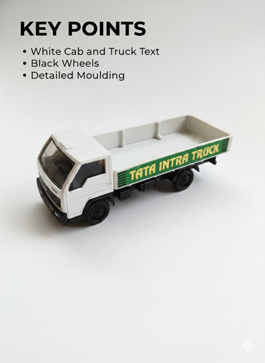 Mini Cargo Truck Toy for Kids | Plastic Transport Truck with Open Loading Bed