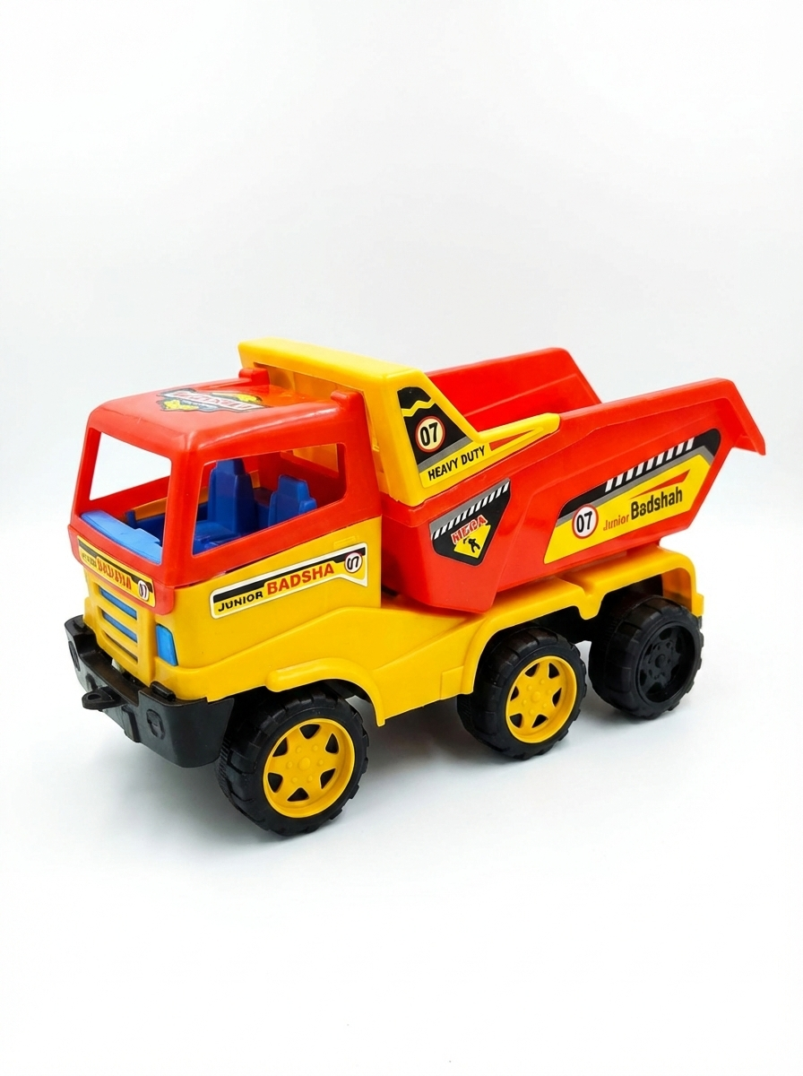 Dumper Truck Toy for Kids | Plastic Construction Dump Truck with Movable Tipping Bed