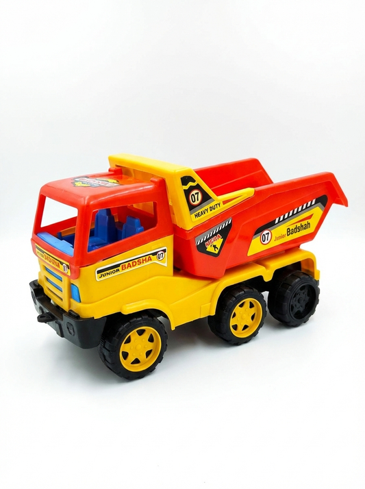 Dumper Truck Toy for Kids | Plastic Construction Dump Truck with Movable Tipping Bed