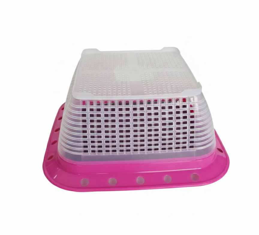 Multipurpose Plastic Storage Basket Square