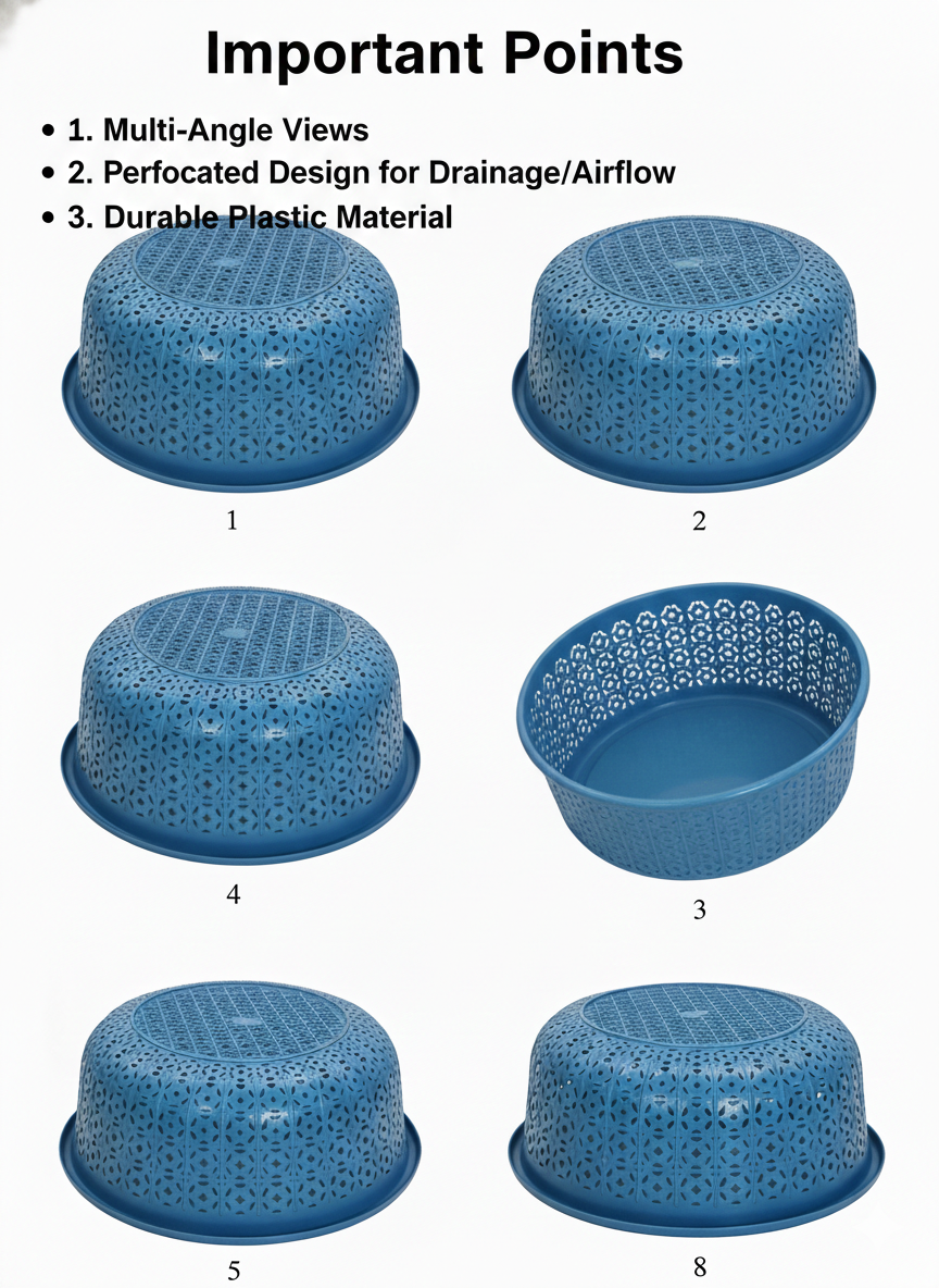 Kitchen Vegetable & Fruit Washing Basket
