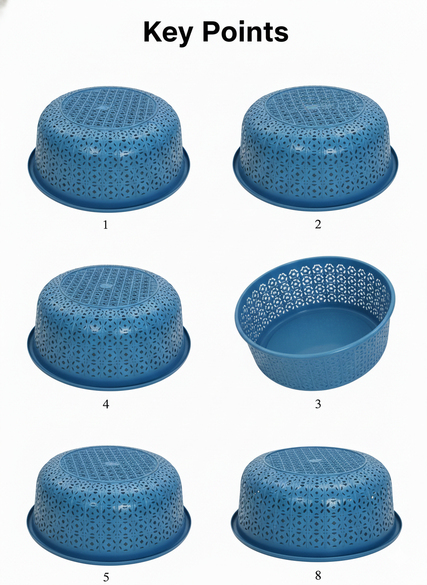 Kitchen Vegetable & Fruit Washing Basket