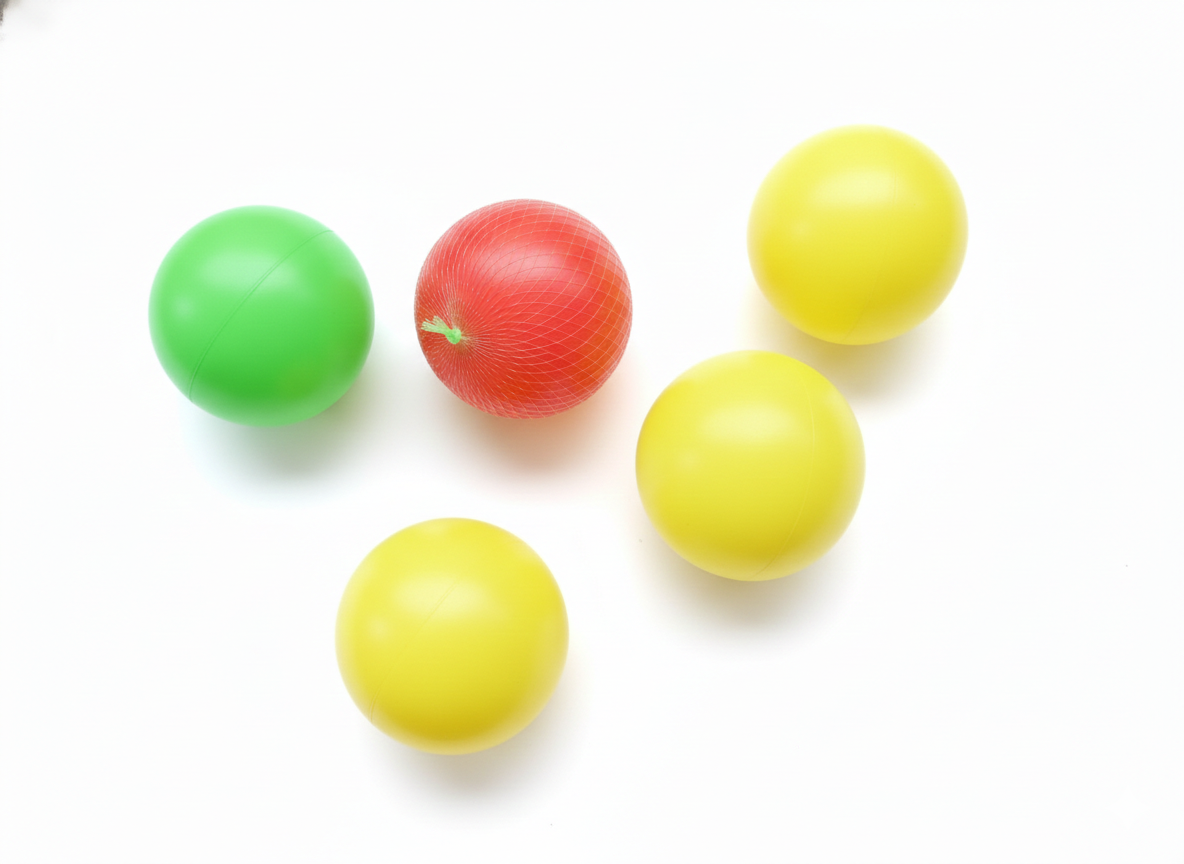 Lightweight Colorful Play Balls for Indoor & Outdoor Games (Pack of 1)