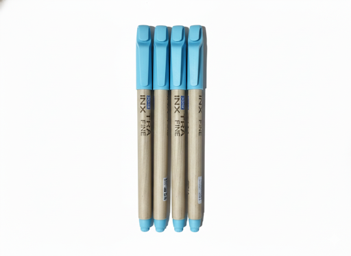 DOMS INXIFY Ball Pen Pack of 5 | Smooth Writing Blue Ink Pens