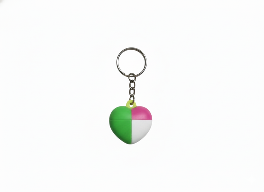 Colorful Heart Keychain for Girls & Women