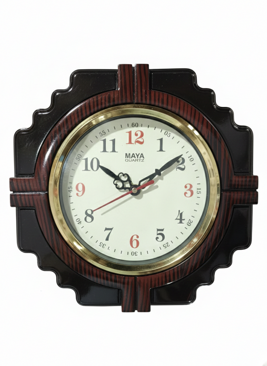 Vintage Wooden Wall Clock for Home Decor