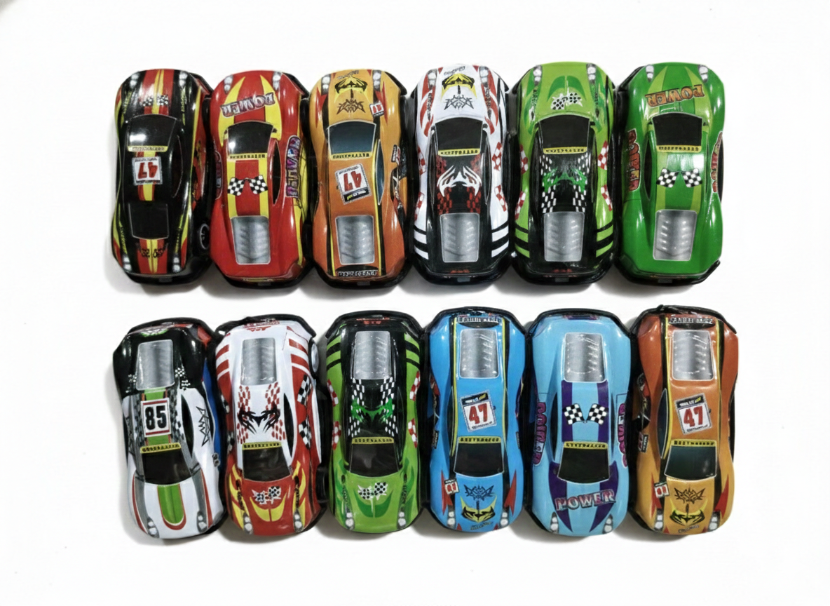 Toy Race Car for Kids | Orange Sports Car Toy with Pull Back Action