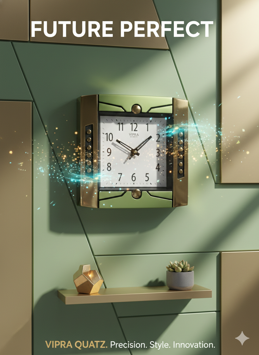 VIPRA Quartz Wall Clock