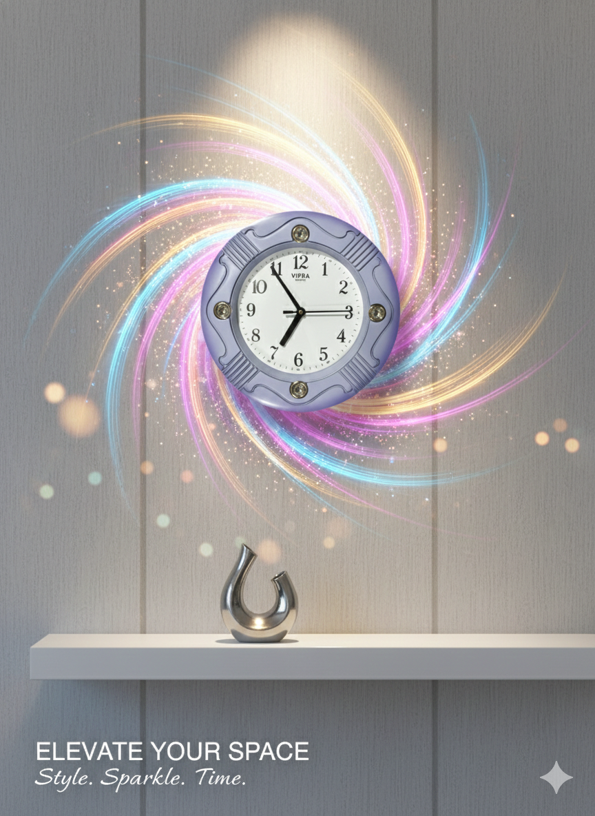 Silent Quartz Movement | Living Room Office Décor | Made in India
