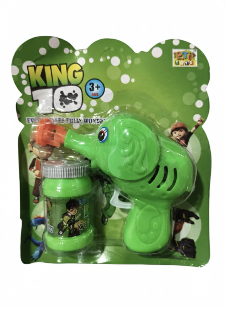 King Toy Elephant Bubble Gun for Kids