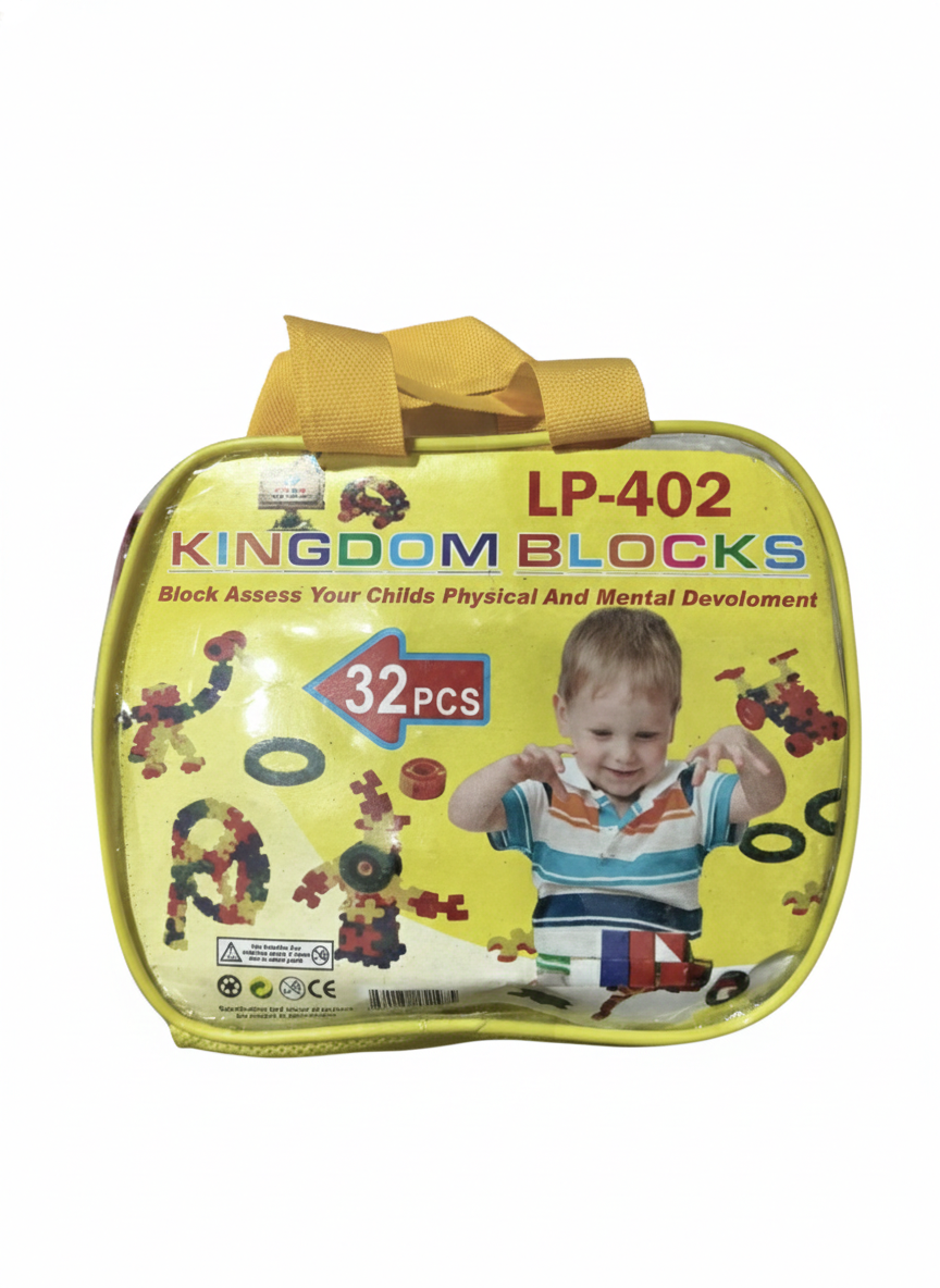 Kingdom Building Blocks Toy Set 32 Pieces
