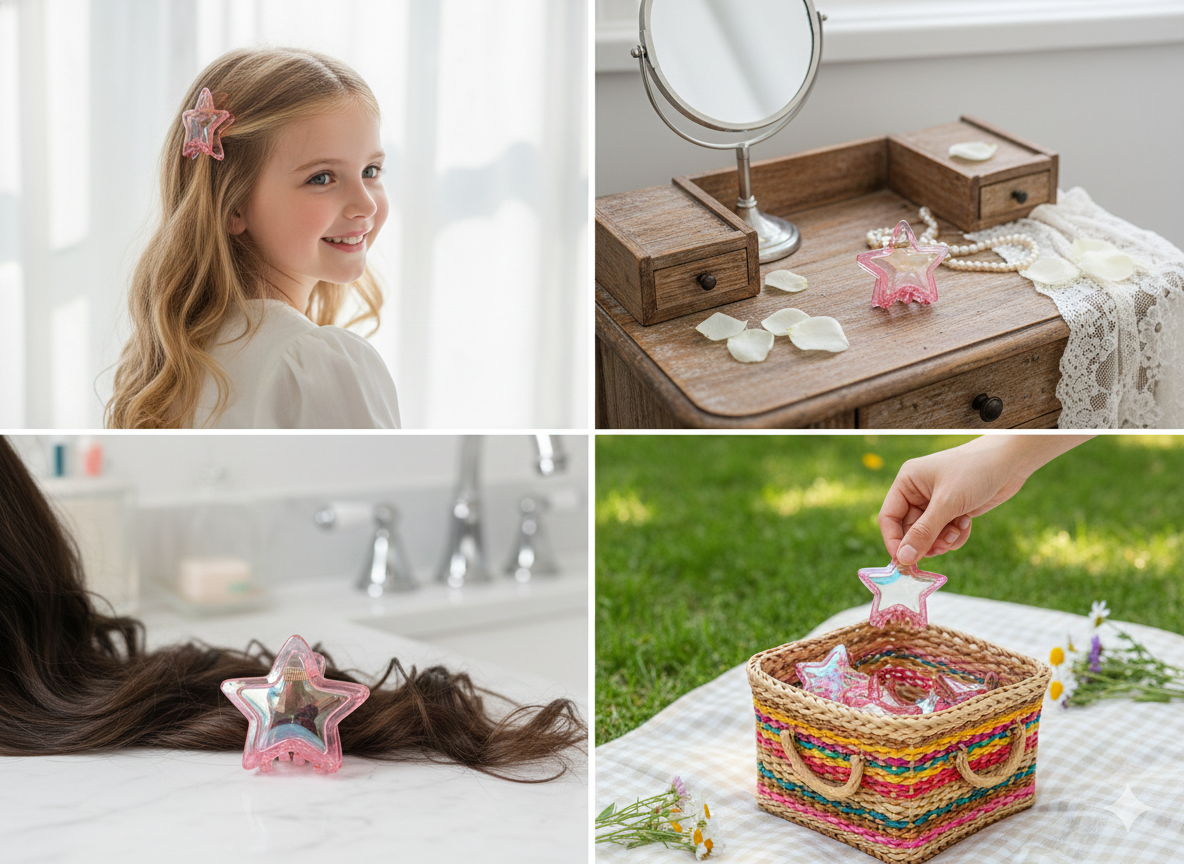 Strong Hold Non-Slip Hair Accessories for Daily Wear, Party, Beach, Travel Styling