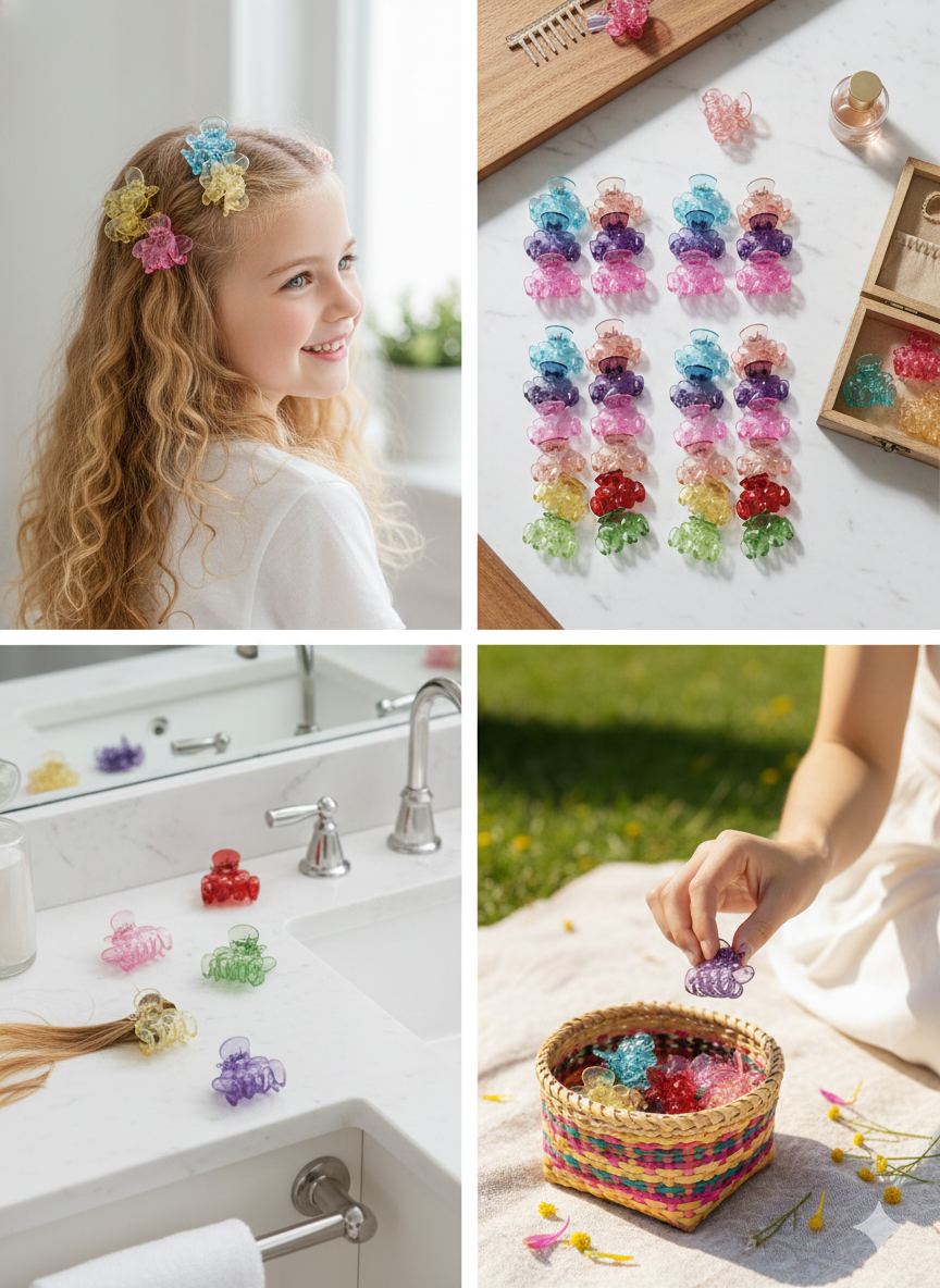 strong Hold Non-Slip Hair Accessories for Daily Wear 12 PEICE