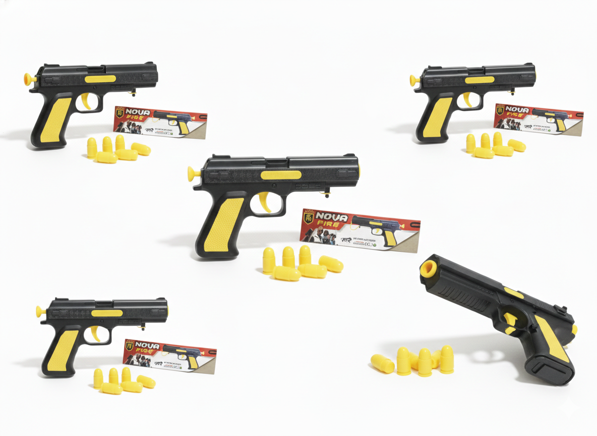 Toy Blaster Gun for Kids with Soft Bullets | Safe Plastic Dart Gun with Foam Bullets