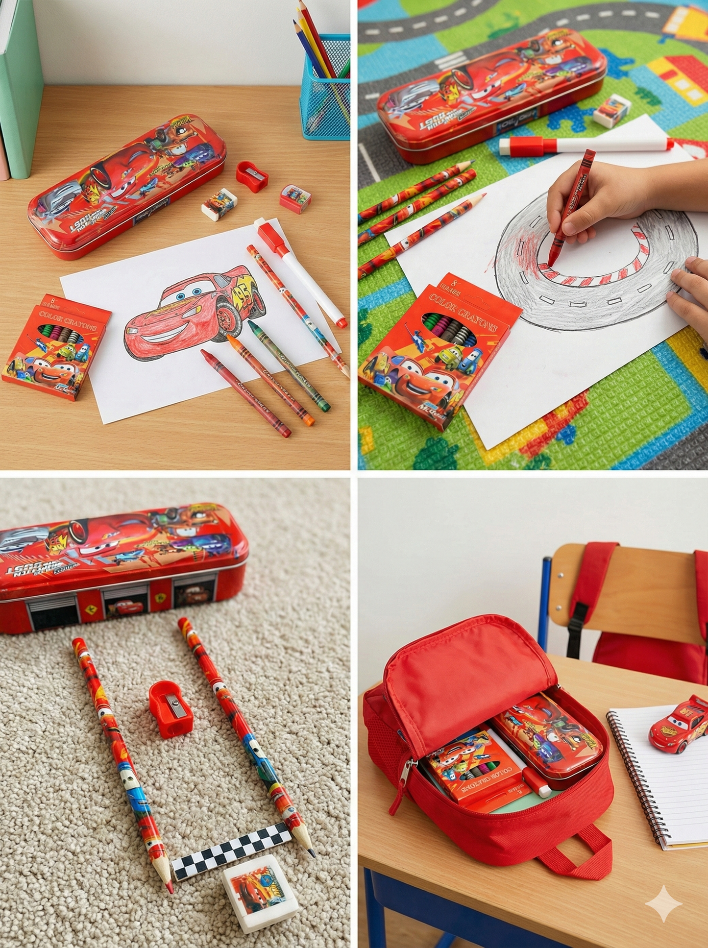 School Writing & Coloring Kit for Boys & Girls