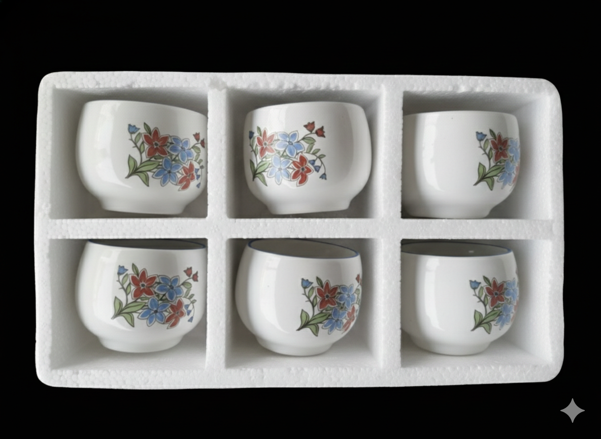 Royal Fine China Mugs Set | Stylish Kitchen & Gift Set