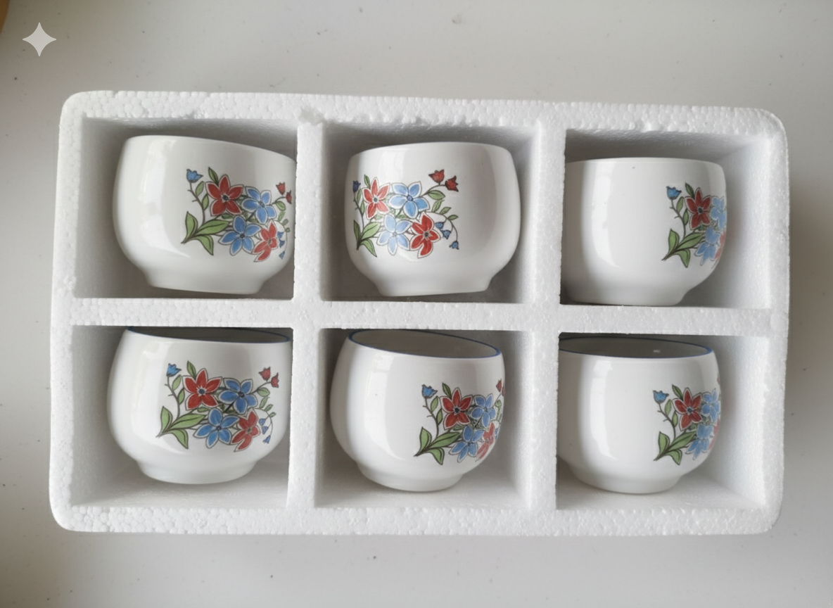 Royal Fine China Mugs Set | Stylish Kitchen & Gift Set