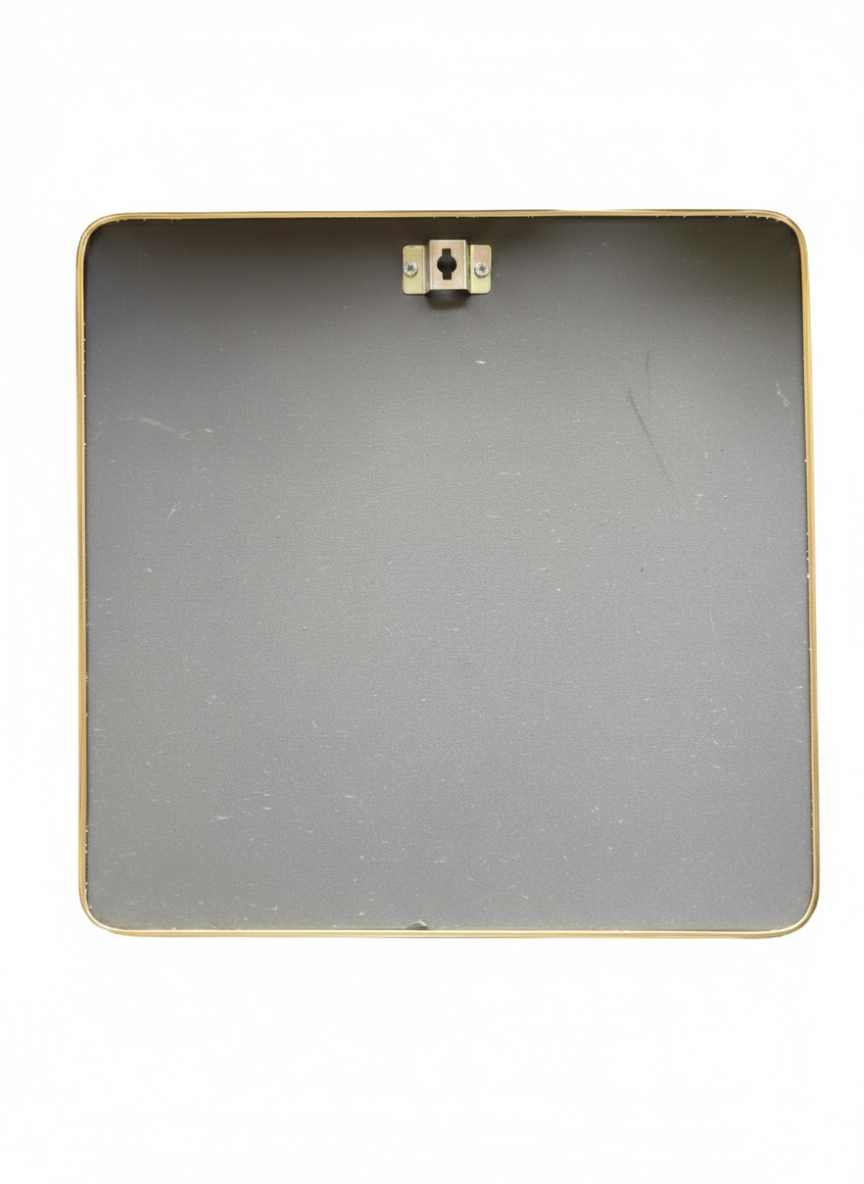 Luxury Decorative Serving Tray with Golden Tree & Deer Design | Premium Gold Frame Multipurpose Tray