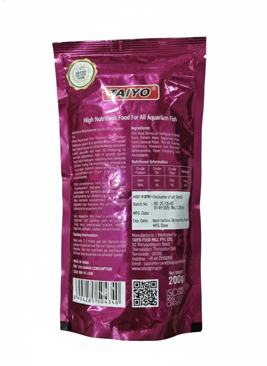 Optimum Aquarium Fish Food 100g | Highly Nutritious Floating Fish Feed | Promotes Vibrant Colors, Healthy Growth & Strong Immunity for All Aquarium Fish