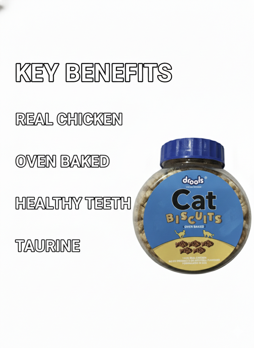 Drools Cat Biscuits Oven Baked Cat Treats
