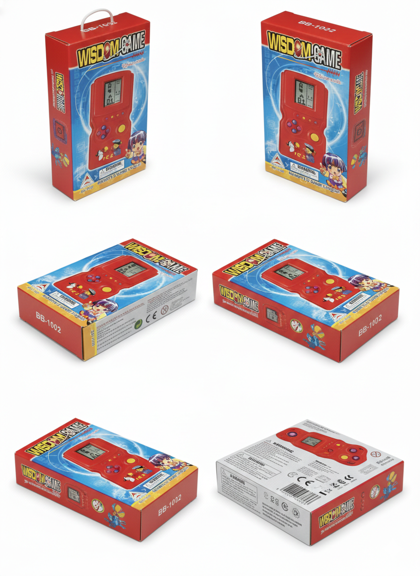 Retro Handheld Brick Game Console for Kids & Adults