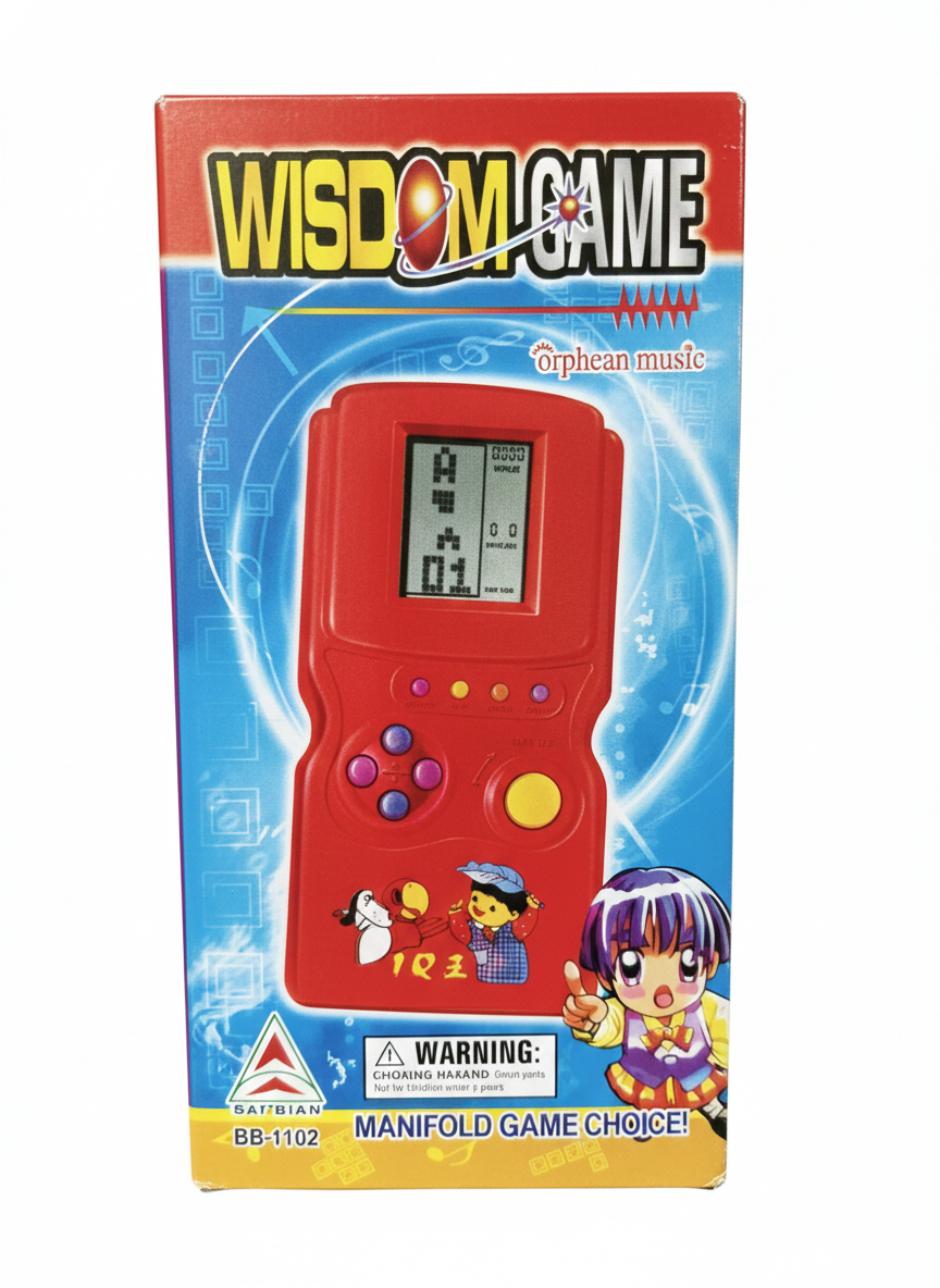 Retro Handheld Brick Game Console for Kids & Adults