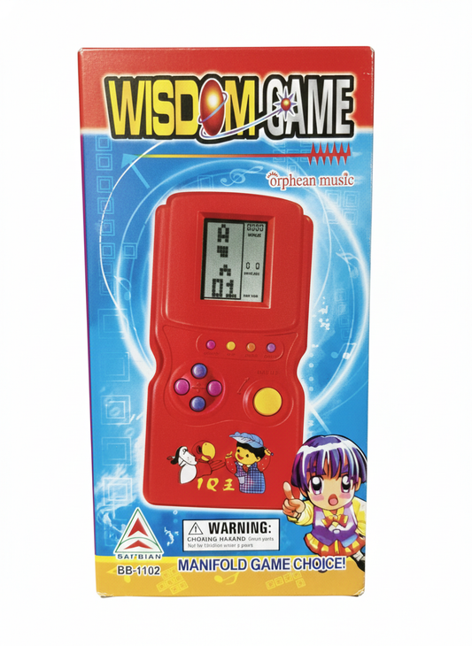 Retro Handheld Brick Game Console for Kids & Adults