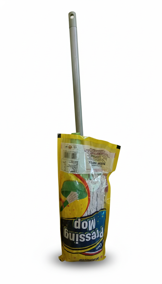 Premium Cotton Mop with Long Handle (Pack of 1) | Highly Absorbent Floor Cleaning Mop | Durable Mop Stick with Comfortable Grip