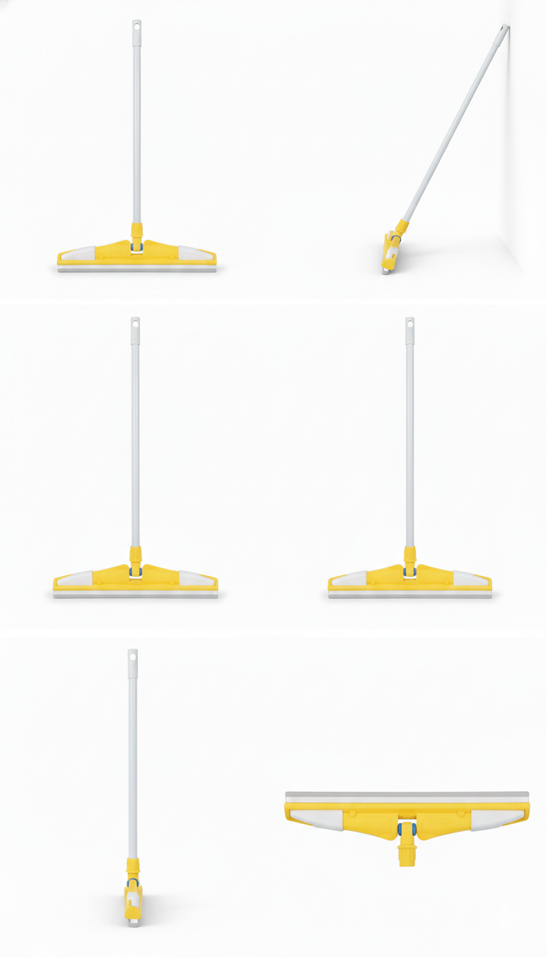 Bathroom & Kitchen Floor Wiper | Durable Plastic Head with Strong Grip (24 INCHIS )