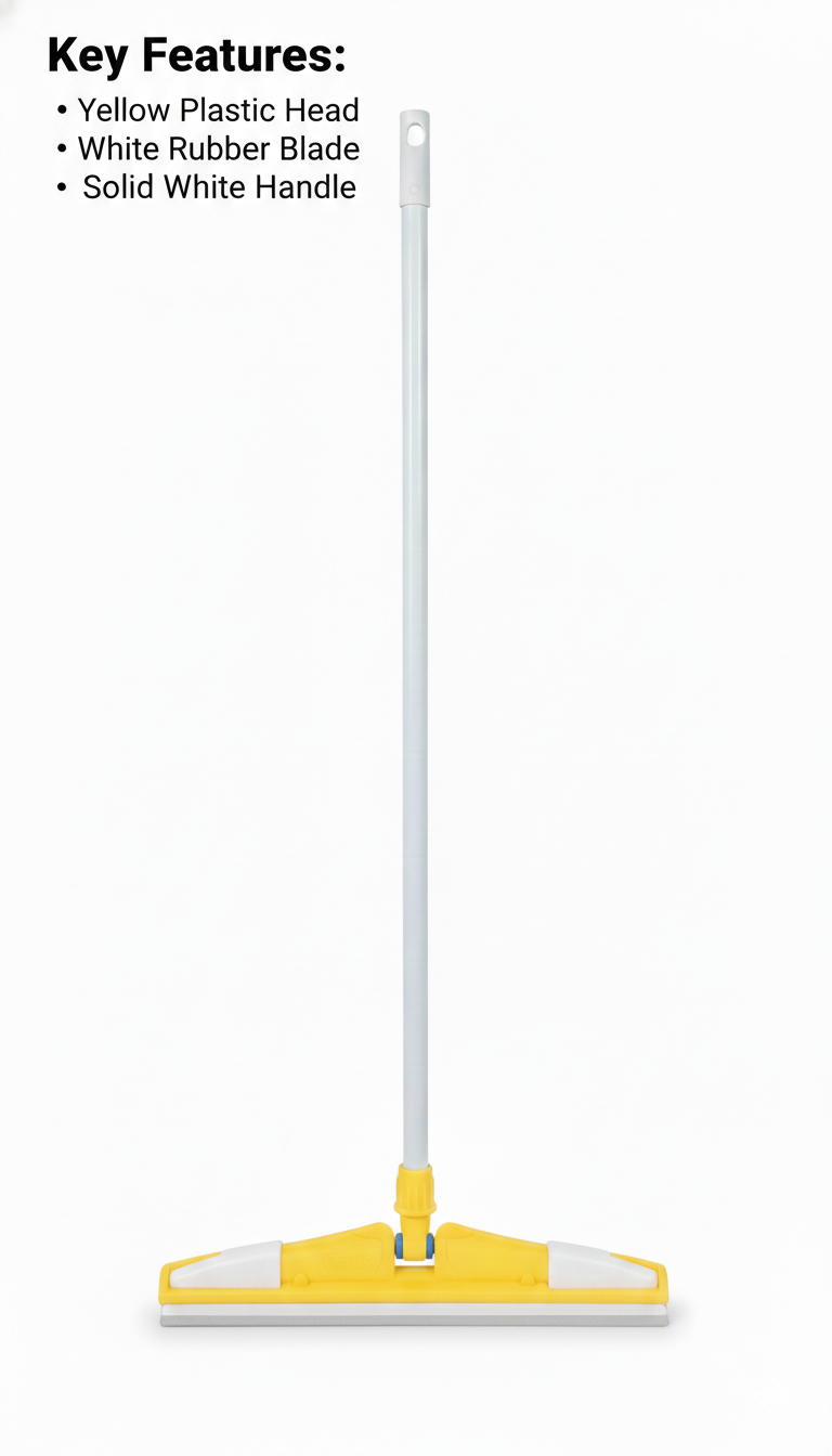 Bathroom & Kitchen Floor Wiper | Durable Plastic Head with Strong Grip (24 INCHIS )