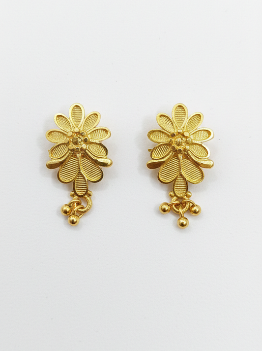 Multicolor Minakaris Round Earrings with Beads