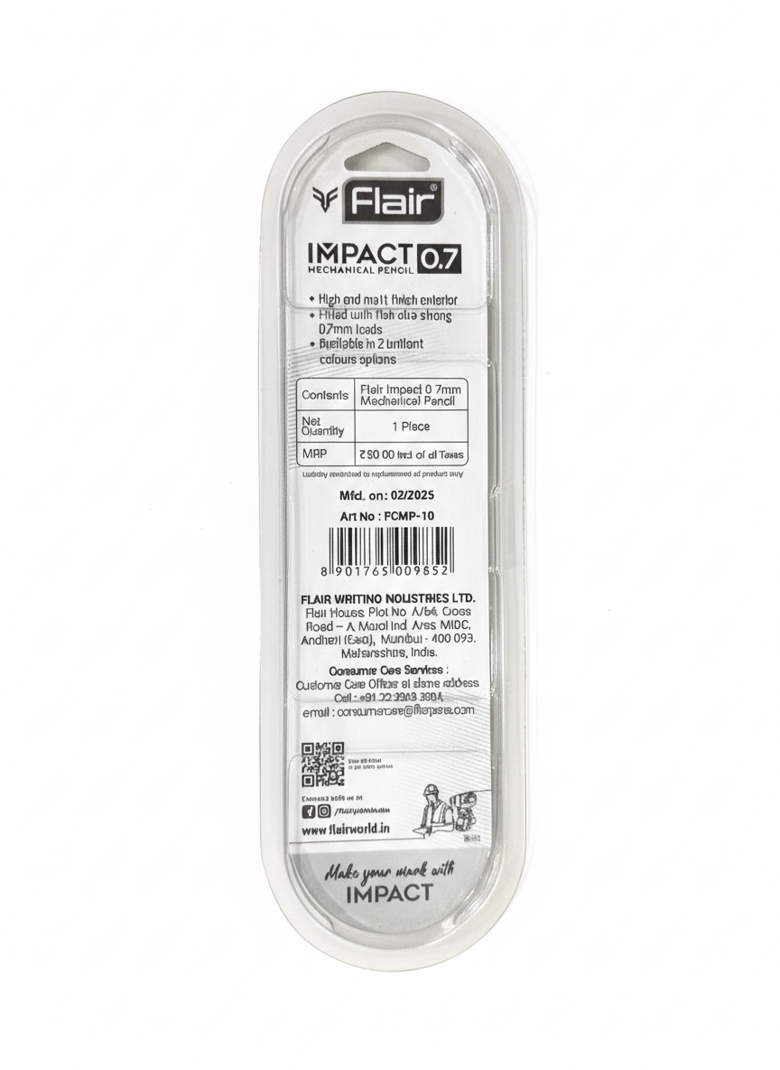 Flair Impact 0.7 Mechanical Pencil | Smooth Writing Pencil