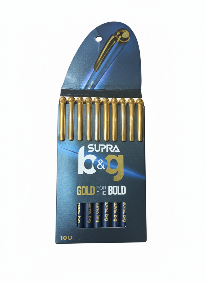 SUPRA b&g Premium Ballpoint Pens (Pack of 10)