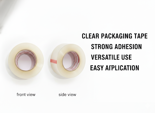 Strong Adhesive Transparent Tape Easy Application for Packaging, Office & Home Use