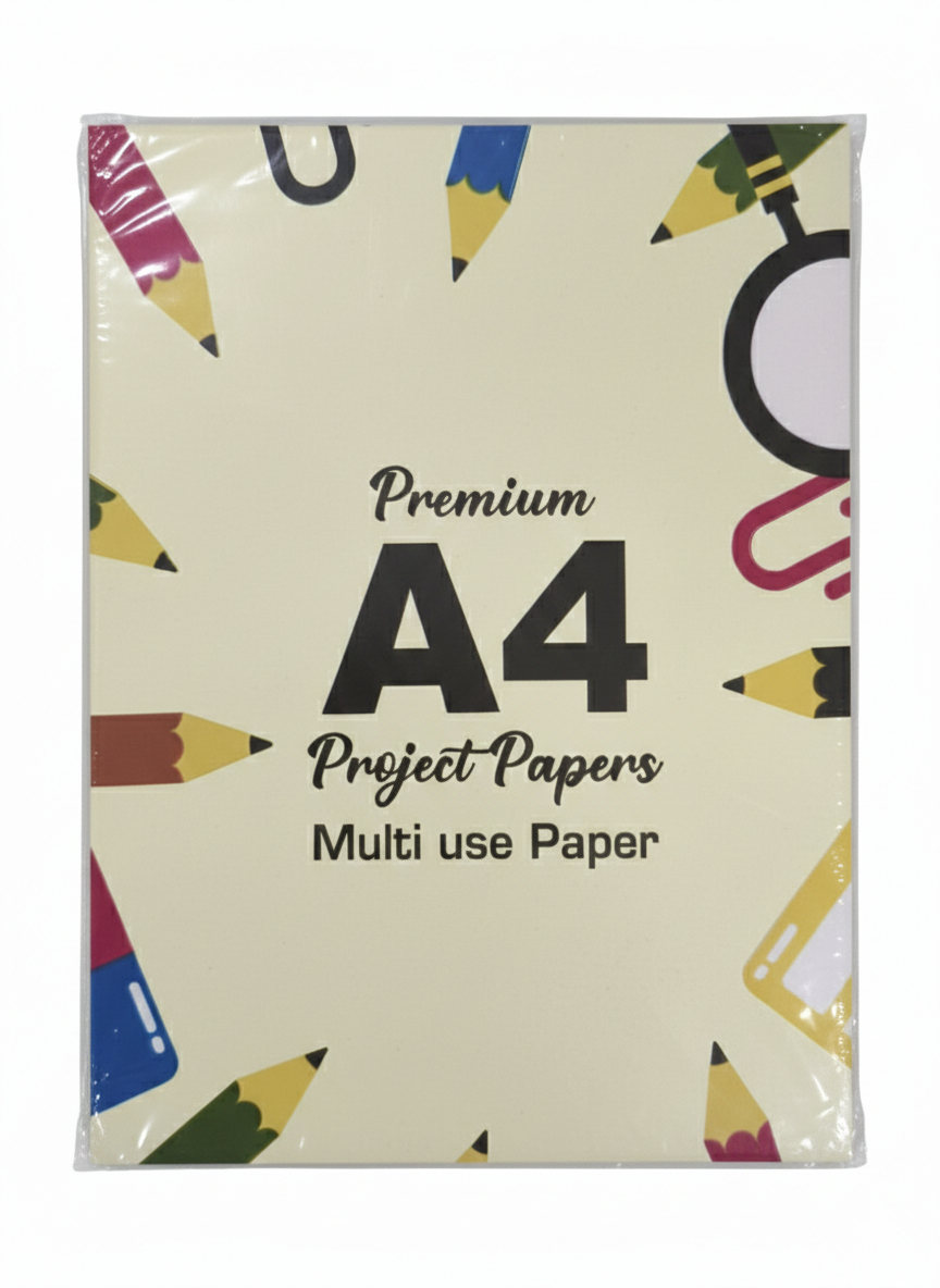 Premium A4 Project Paper Sheets 12 PEACE OF SHEETS