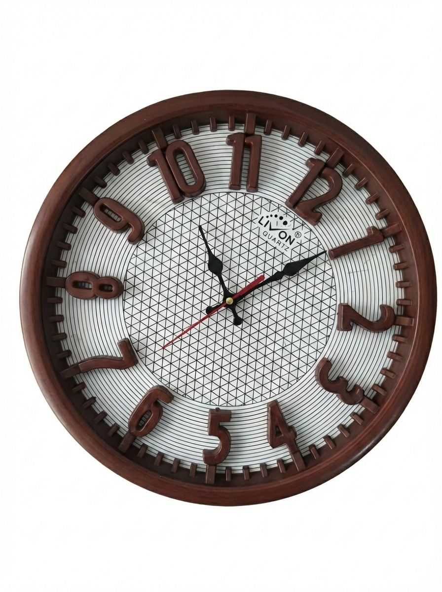 Large Easy-to-Read Decorative Clock for Home, Bedroom, Office