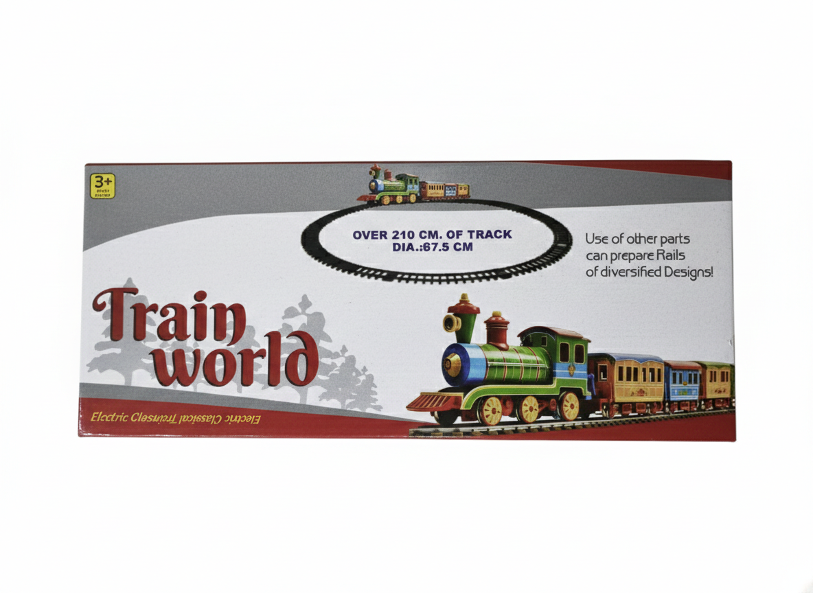Toy Train Set for Kids | 17 Pieces Battery Operated Train with Track