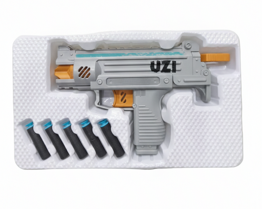 Soft Bullet Toy Gun for Kids | Manual Foam Dart Blaster with Suction Darts