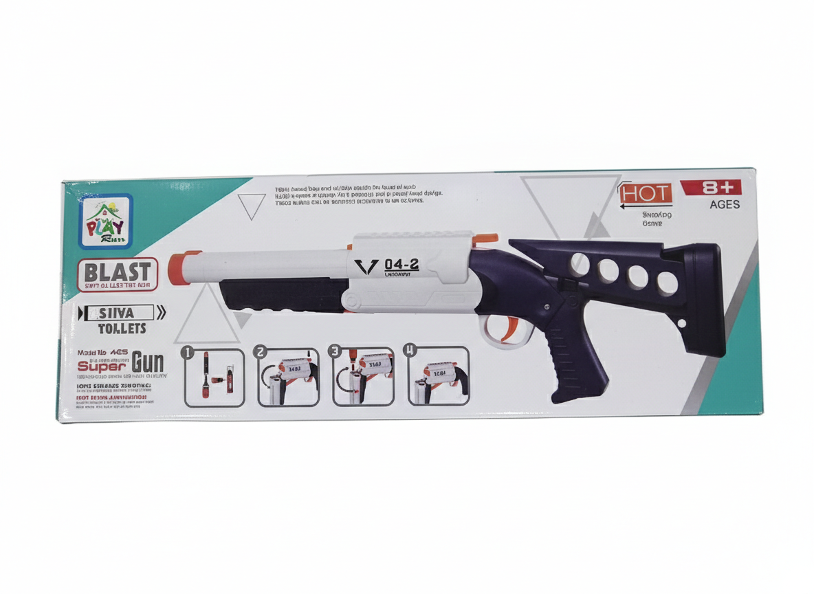 Toy Gun Rifle for Kids | Blast Rifle Soft Bullet Gun with Foam Darts
