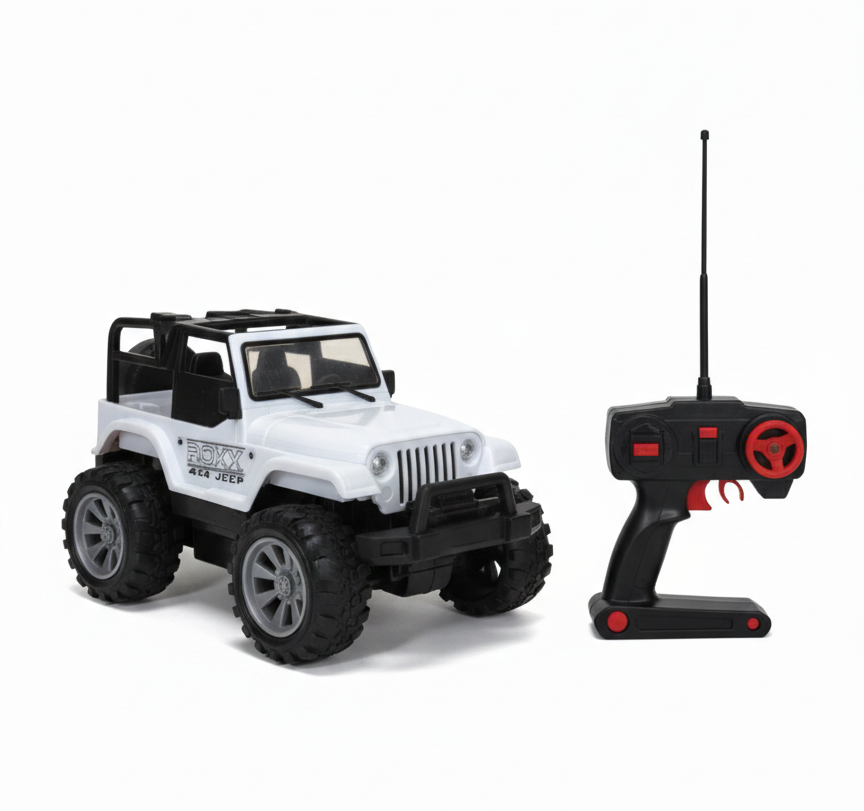 Remote Control Jeep Car for Kids | 4x4 RC Off-Road Car Toy with Remote