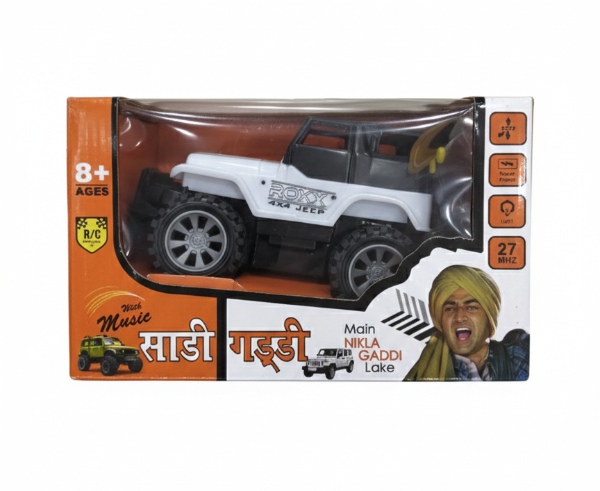 Remote Control Jeep Car for Kids | 4x4 RC Off-Road Car Toy with Remote